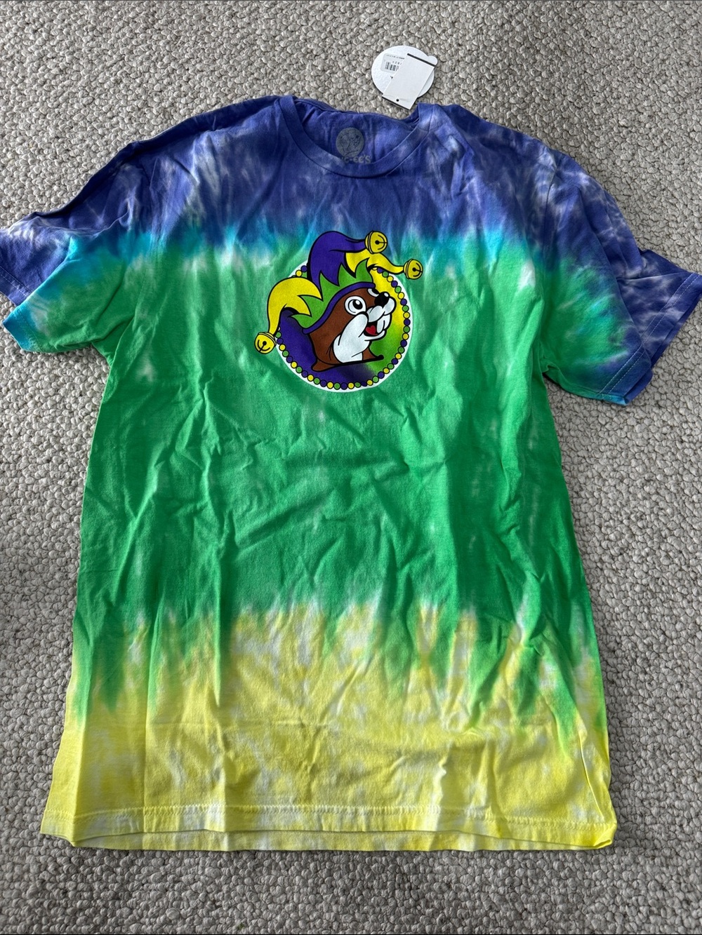 Men's Tie-Dye Jester Graphic Short Sleeve Tee - Buc-ee’s